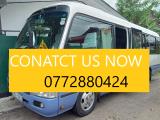 Toyota Coaster 29 SEATER Bus For Rent.